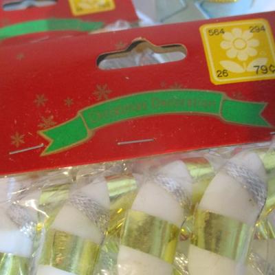 New Vintage Christmas Ornaments Silvestri Lot 98