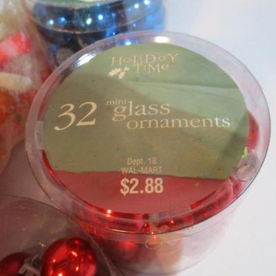 New Vintage Christmas Decorations Beaded Garland Glass Ornaments Lot 100