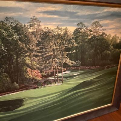 Linda Hartough 11th Hole “White Dogwood” Augusta National -Signed