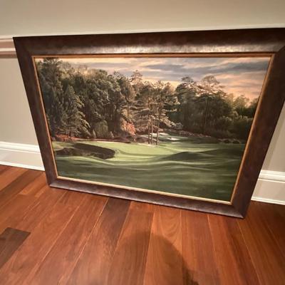 Linda Hartough 11th Hole “White Dogwood” Augusta National -Signed