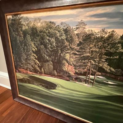 Linda Hartough 11th Hole “White Dogwood” Augusta National -Signed