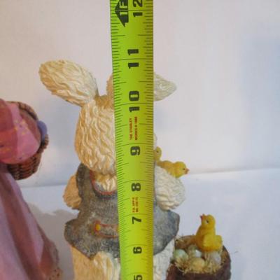 Resin Bunny Figures