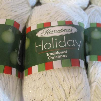 Herrschners Holiday Yarn Lot 107