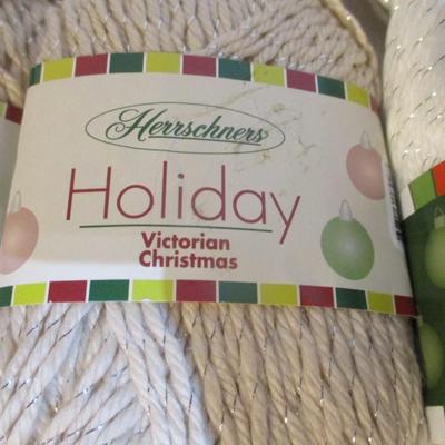 Herrschners Holiday Yarn Lot 107