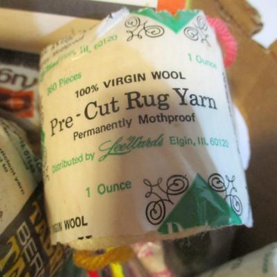 Assortment Of Rug Yarn Lot 114