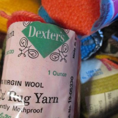 Assortment Of Rug Yarn Lot 115