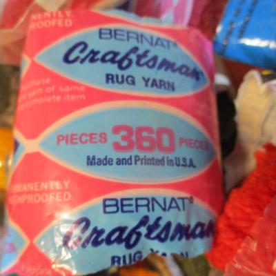 Assortment Of Rug Yarn Lot 115