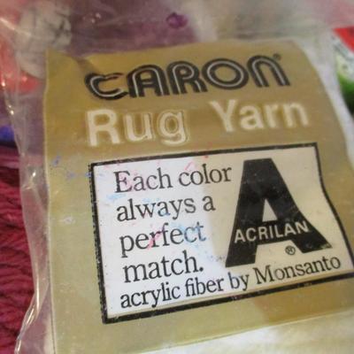 Assortment Of Rug Yarn Lot 115