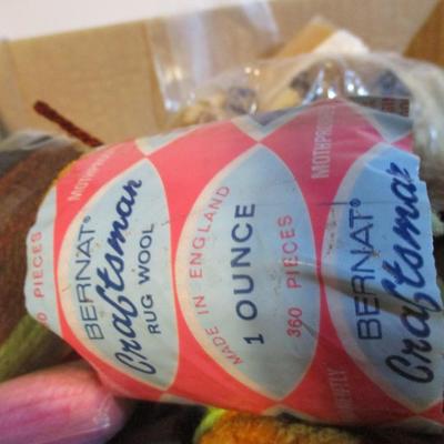 Assortment Of Rug Yarn Lot 116