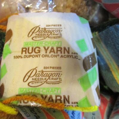 Assortment Of Rug Yarn Lot 116