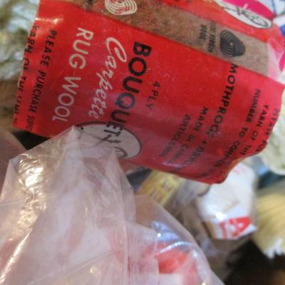 Assortment Of Rug Yarn Lot 117