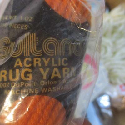 Assortment Of Rug Yarn Lot 117