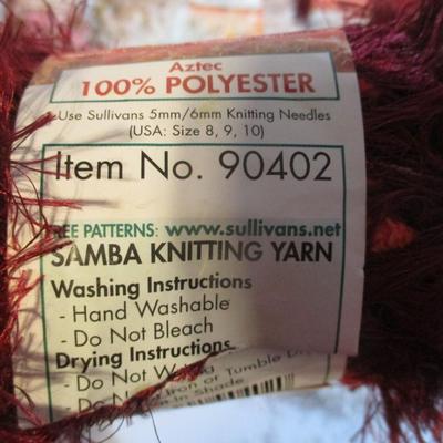 Fringy By Darice Yarn Crinkle & Samba Knitting Yarn