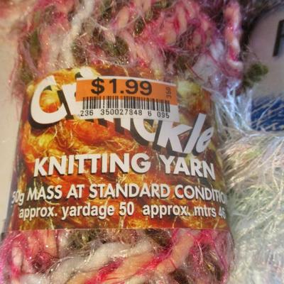 Fringy By Darice Yarn Crinkle & Samba Knitting Yarn