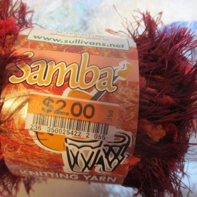 Fringy By Darice Yarn Crinkle & Samba Knitting Yarn