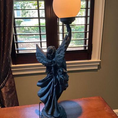 Black Resin Angels 31” T