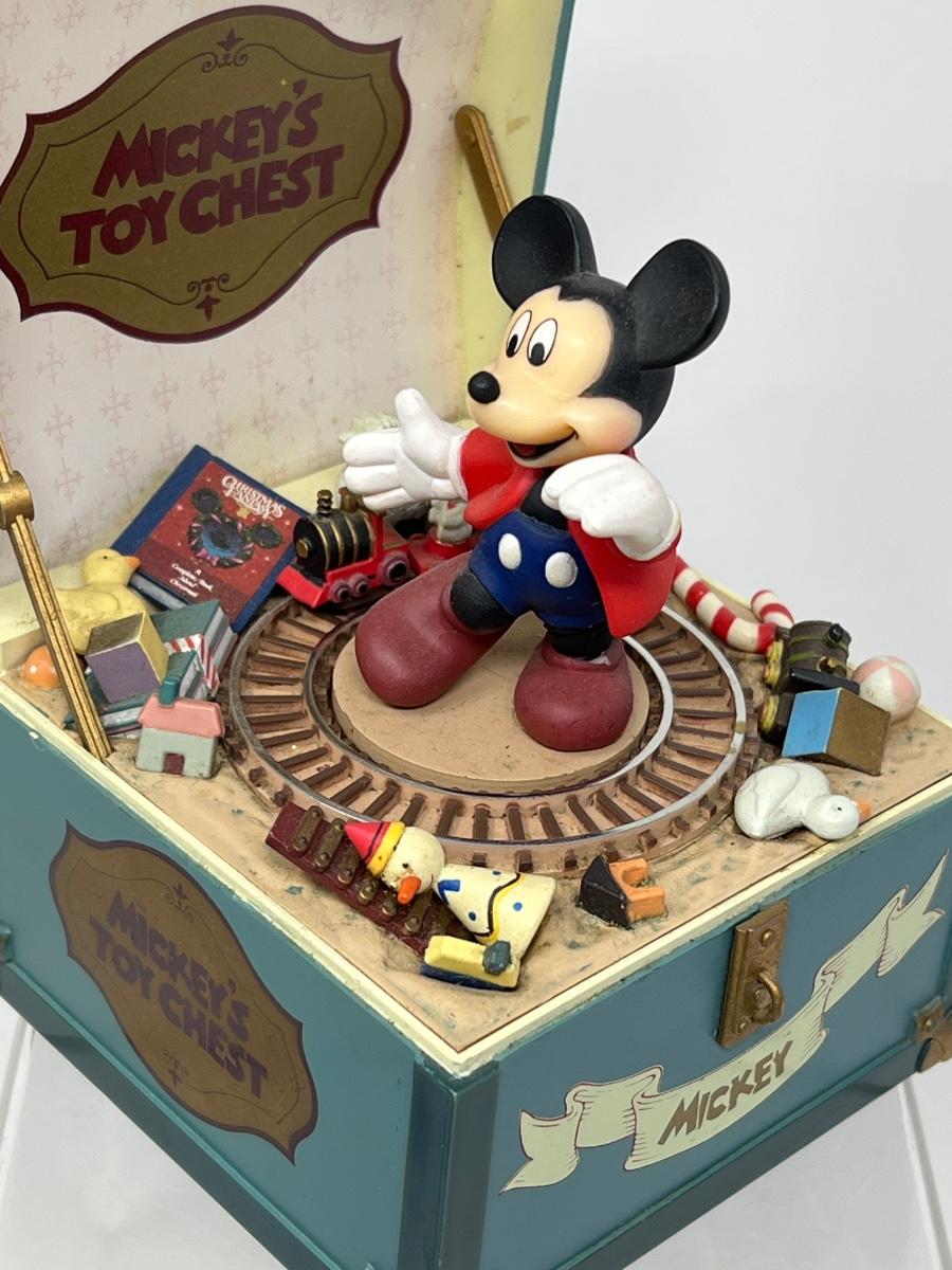 VINTAGE Rare Schmid Mickey's Toy Chest Retired Music Box