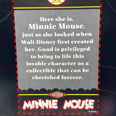 Gund Antique Minnie & Mickey Mouse (Box) & Schmid Mickey’s Toy Chest Music Box
