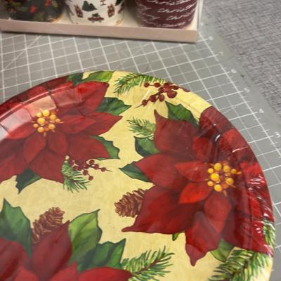 Christmas Linens of all manner, Plus paper products