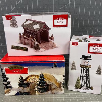 Christmas Village Items 