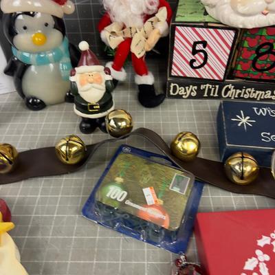 Collection of Santa Decors Plus more Mixed Lot Xmas