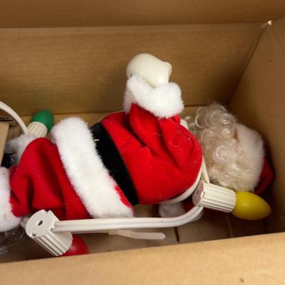 STEPPING SANTA, In Original Box 