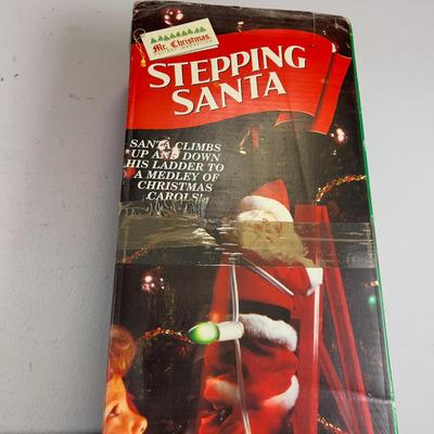 STEPPING SANTA, In Original Box 
