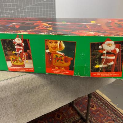 STEPPING SANTA, In Original Box 