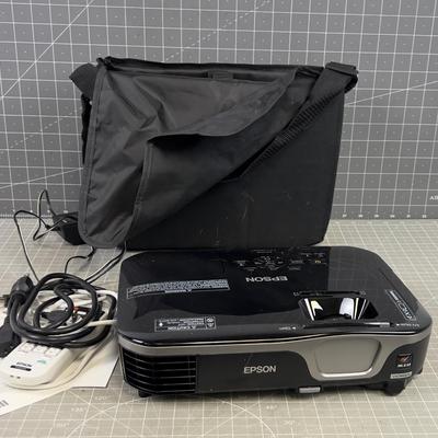 EPSON LCD Projector comes with a carrying Case. 