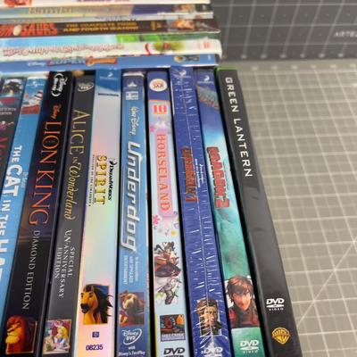 TRAY OF DVD; Children's, Disney, Many new Sealed