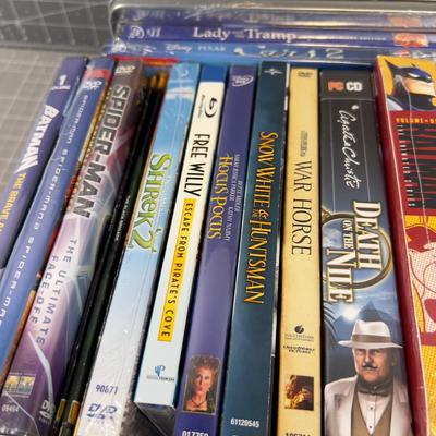 TRAY OF DVD; Children's, Disney, Many new Sealed