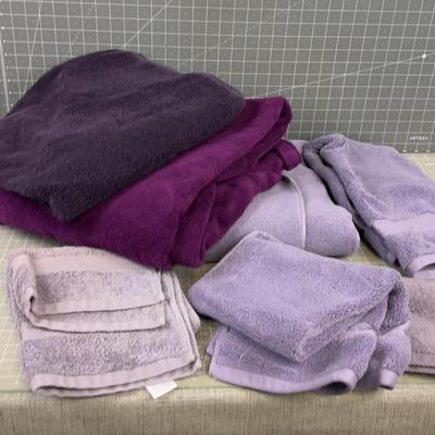 Purple Towels 