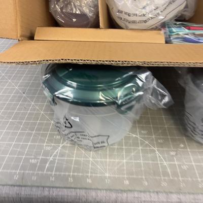 Lock & Lock 6 NEW 5 Cup Locking Bowl 