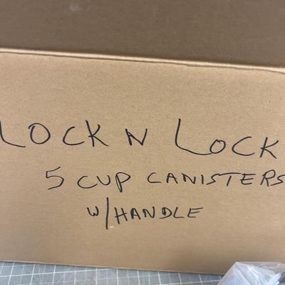 Lock & Lock 6 NEW 5 Cup Locking Bowl 