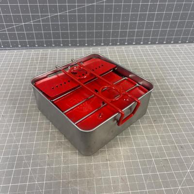 Sterno STOVE, NEW cute, Red 