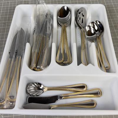 Partial Set of nice new Flatware