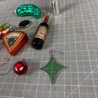 Collection of Unique Christmas Ornaments 