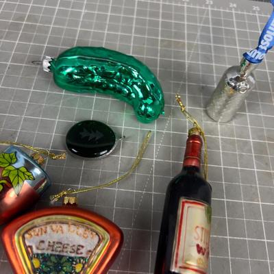 Collection of Unique Christmas Ornaments 