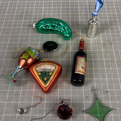 Collection of Unique Christmas Ornaments 