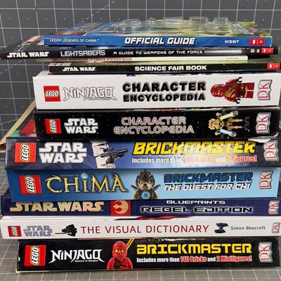 Lego Books MOSTLY Star Wars (NO Figures or Blocks) 