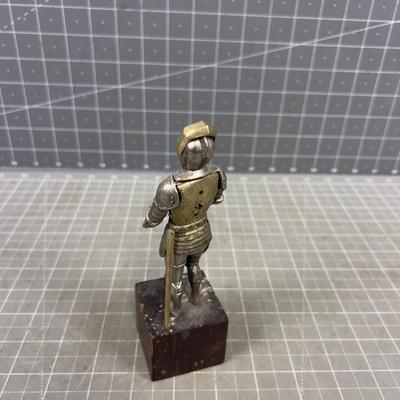 Knight in Shining Armor King Arthur, Metal 
