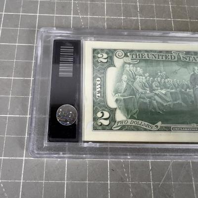 2 Dollar Bill COLLECTIBLE Mount Hood National Park In Case 