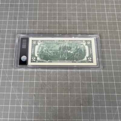 2 Dollar Bill COLLECTIBLE Mount Hood National Park In Case 