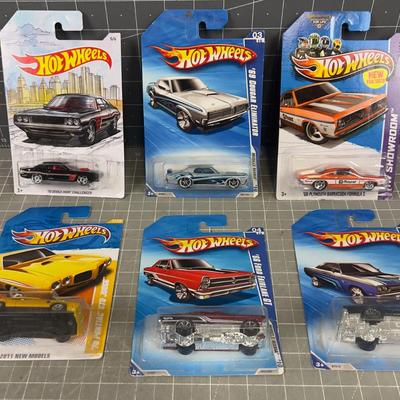 Lot of 6 BRAND NEW Hot Wheels On the Card