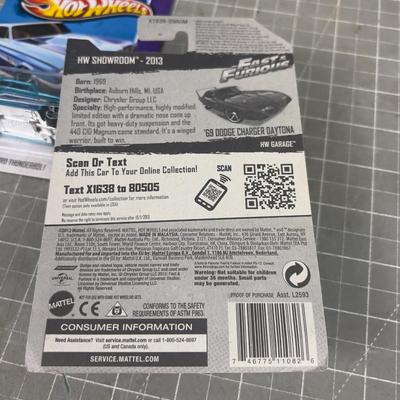 Lot of 6 BRAND NEW Hot Wheels On the Card
