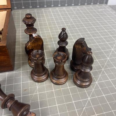 Set of Wooden CHESS MEN