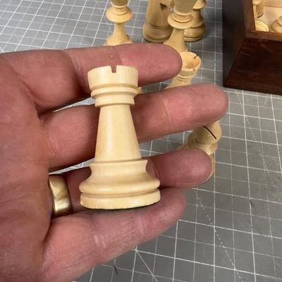 Set of Wooden CHESS MEN
