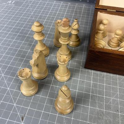 Set of Wooden CHESS MEN