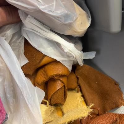 Tube of Material; Denim, Fur for making, Rendezvous Stuff 