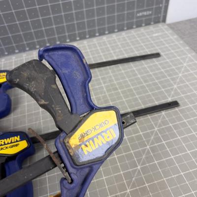 3 Irwin Quick 12" Grip Bar Clamps 